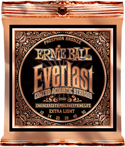 Pack of Extra Light Everlast Phosphor Bronze strings